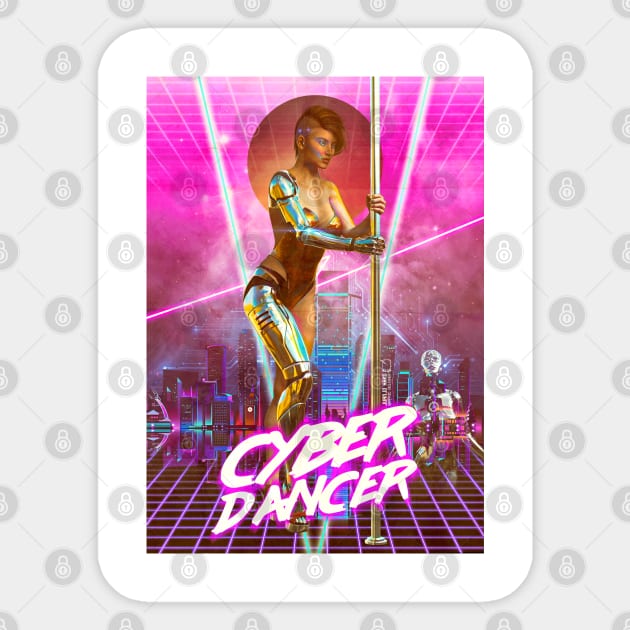 CyberDancer Sticker by 80ERstudio